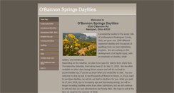 Desktop Screenshot of obannonspringsdaylilies.com